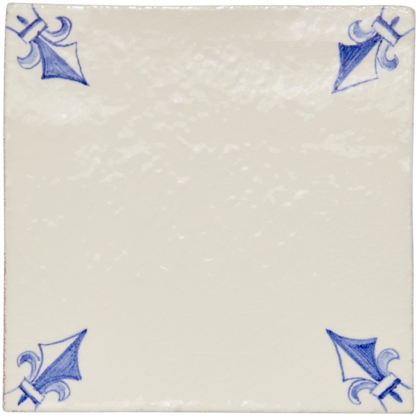 White Hart Corner Motif Antique White cutout