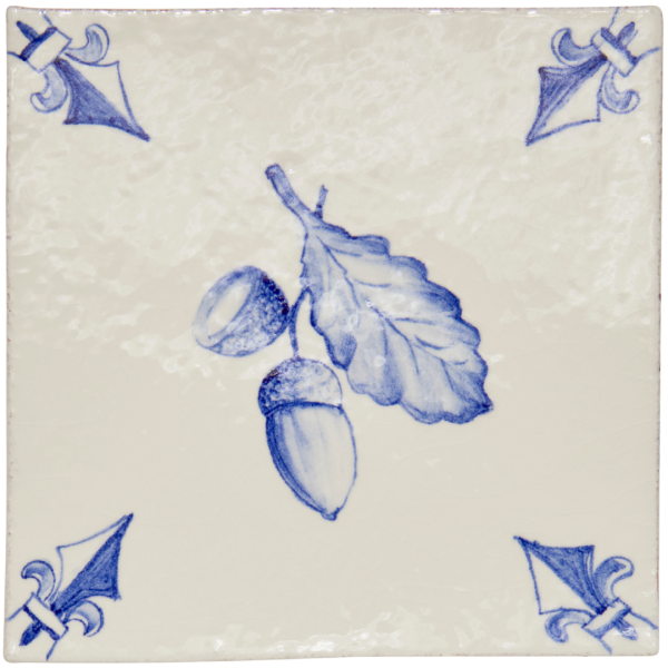 White Hart Oak Leaf Antique White cutout