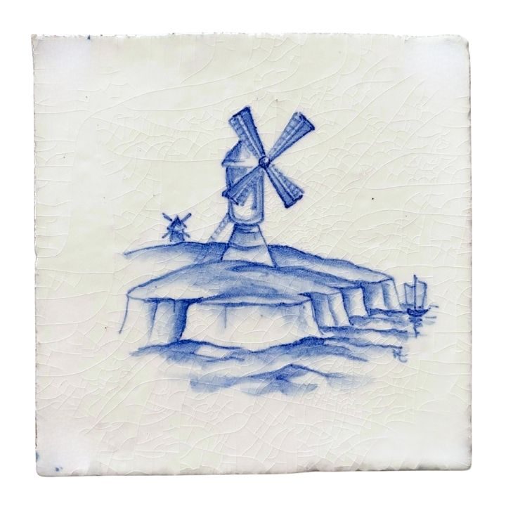 Coastal Windmill - 11 x 11cm Rustic, product variant image