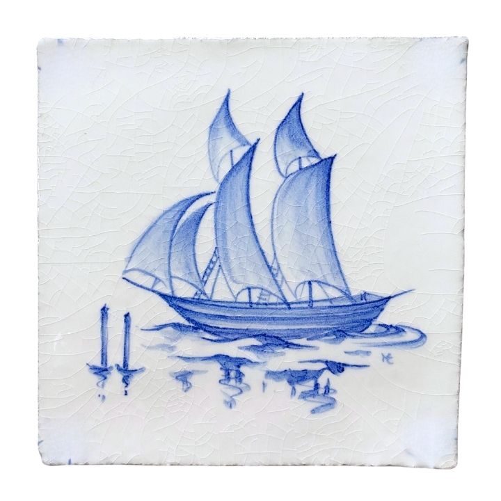 Fishing Boat - 11 x 11cm Rustic, product variant image