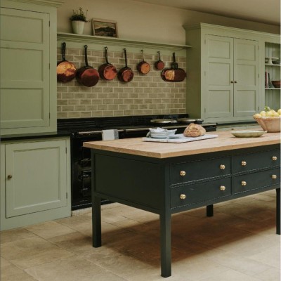 Timeless tiles for beautiful green kitchens