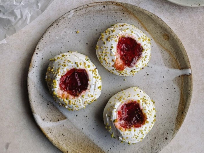 Jammy Meringue bites from Savoury Sweet Bake Eat