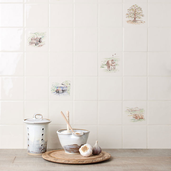 Hand Painted Tiles | Painted in England | Marlborough Tiles