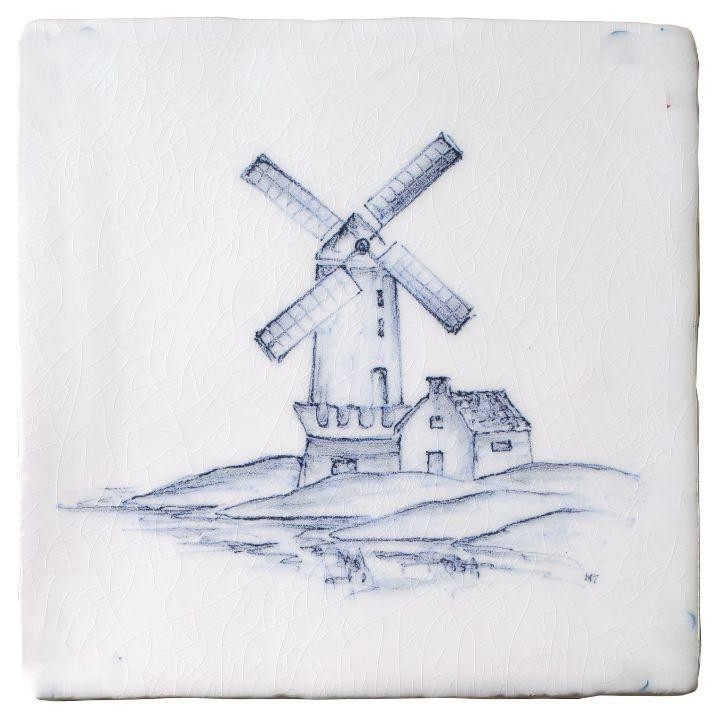 Windmill sylvia chalk white square