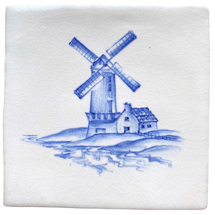 Windmill - 13 x 13cm Crackle Glaze, product variant image
