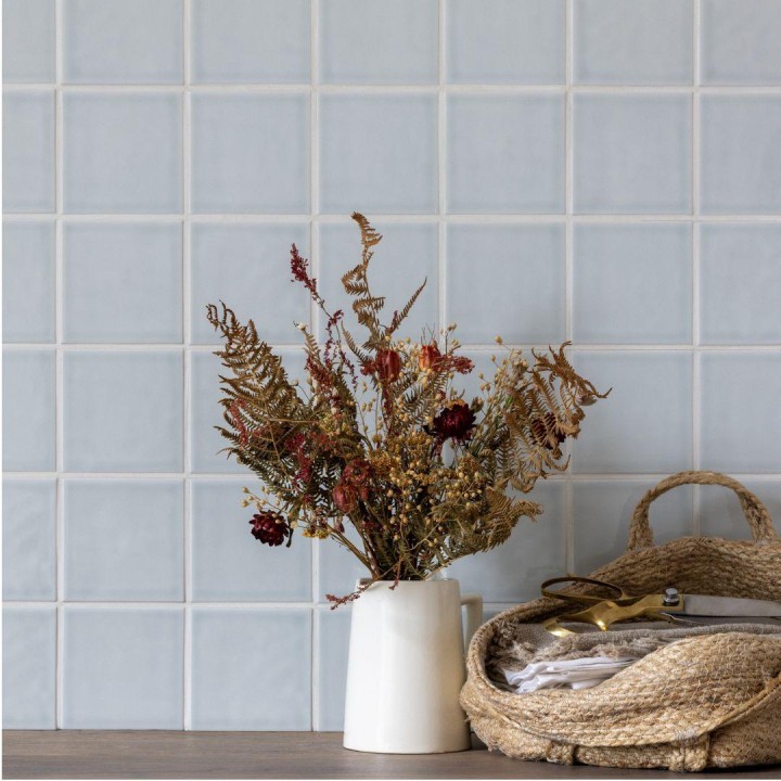 Chroma Cloud Blue wall tiles