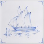 Classic Delft White Ships And Scapes 1