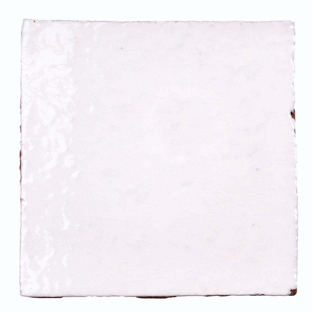 Wilding Chalk White Plain Tile, product variant image